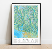 Load image into Gallery viewer, Premium Map: The Essential Geography of the Sea To Sky
