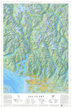 Load image into Gallery viewer, Premium Map: The Essential Geography of the Sea To Sky