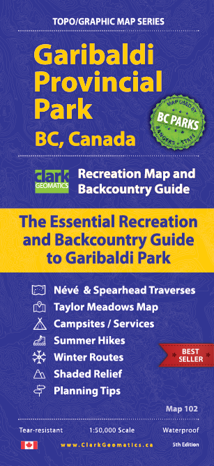 Garibaldi Provincial Park, BC, Canada - Map 102