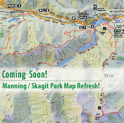 3rd Edition of Manning Park Hiking Map is Coming Soon!