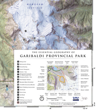Load image into Gallery viewer, Premium Map: The Essential Geography of Garibaldi Park

