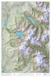 Premium Map: The Essential Geography of Garibaldi Park