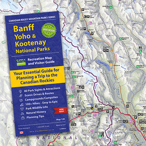 Banff Yoho Kootenay National Park Map