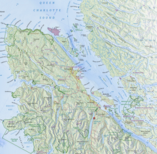 Load image into Gallery viewer, Northern Vancouver Island Detail - Cape Scott and Port Hardy and Port McNeil
