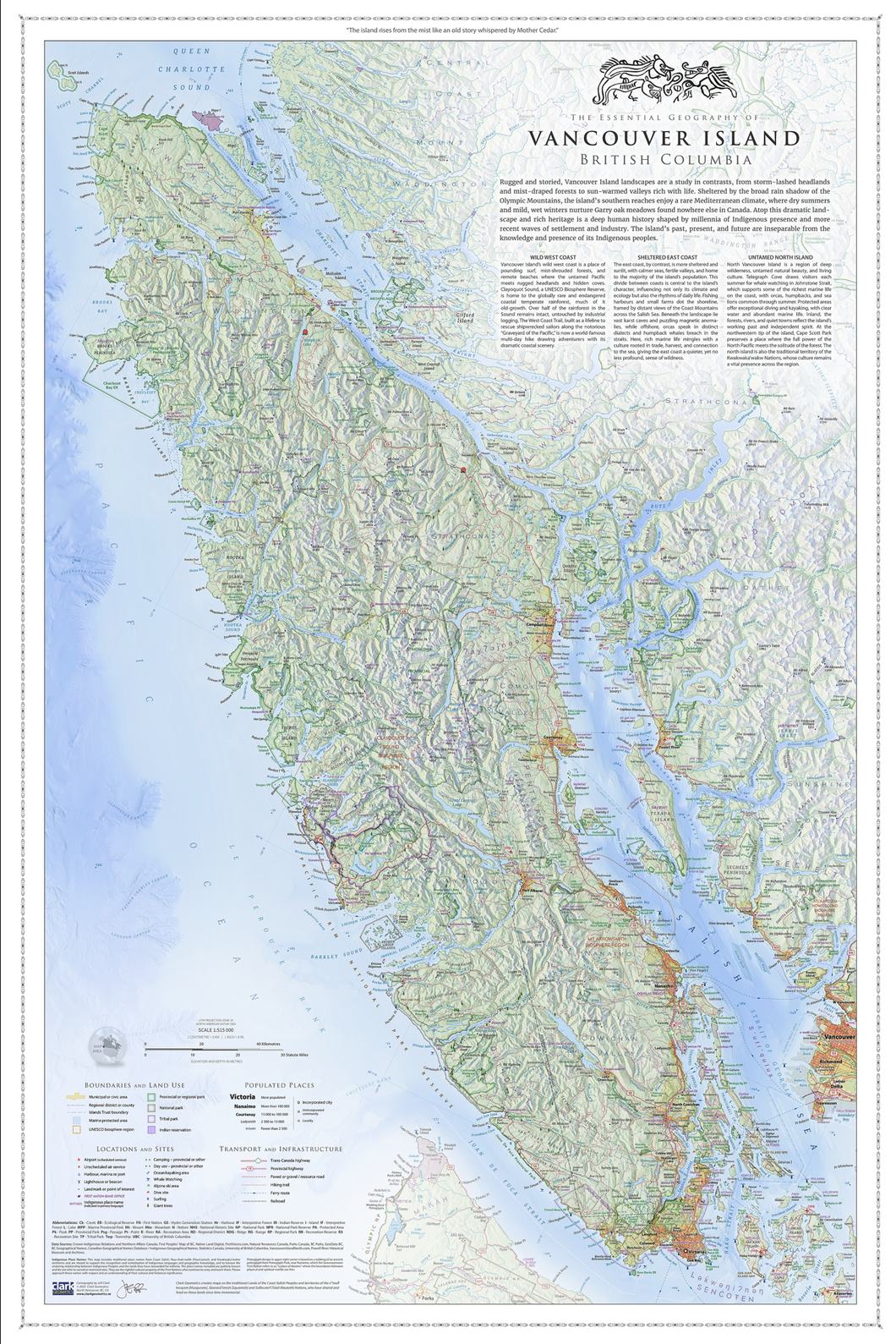 Full Vancouver Island map