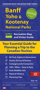 Banff, Yoho & Kootenay Parks, Canada - Map 120